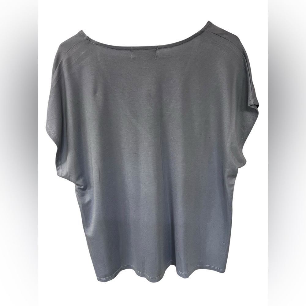 French Laundry Lavender V-Neck Blouse - Picture 5 of 5